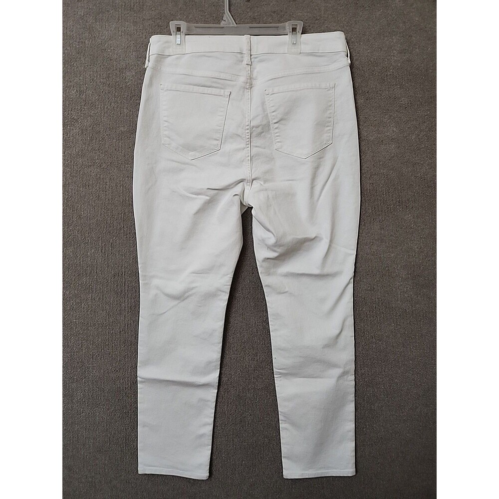 Old Navy WOW Straight Ankle Jeans Womens 16 White High Rise Stretch NEW - Picture 7 of 12